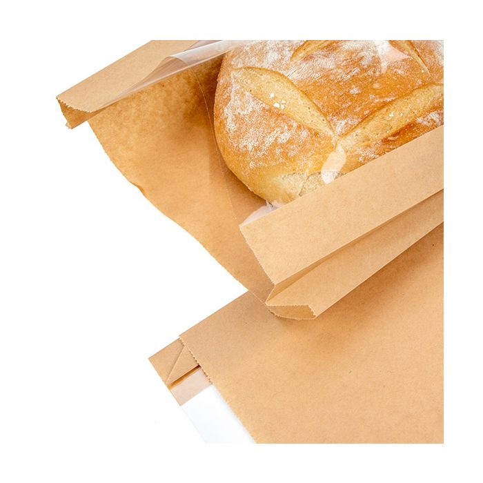 Kraft Bags 229x41x279 mm With Side Gussed - 100 pieces