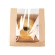 Kraft Bags 159x29x165 mm With Side Gussed 