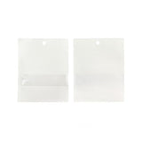 Kraft Bags White Eco-fiendly 76x102 mm Sealable With Window - 100 pieces