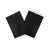 Kraft Bags Black Eco-fiendly 152x229 mm Sealable - 100 pieces