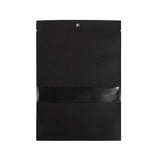 Kraft Bags Black Eco-fiendly 152x229 mm Sealable With Window - 100 pieces