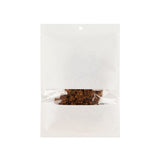 Kraft Bags White Eco-fiendly 152x229 mm Sealable With Window - 100 pieces