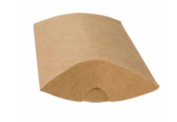Kraft Paper pillow boxes 64x22x102mm - 25 pcs
