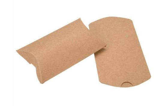 Kraft Paper pillow boxes 64x22x102mm - 25 pcs
