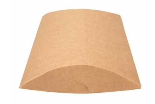 Kraft Paper pillow boxes 127x32x178mm - 25 pcs