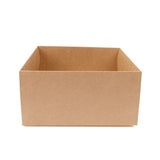 Gift boxes bottom kraft 152x76x152 mm - 25 pieces