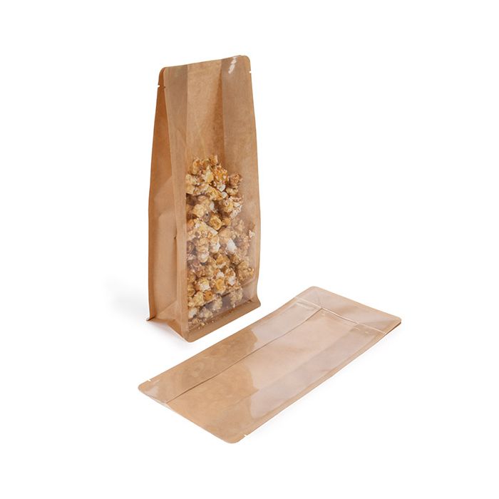 Block Bottom Bags Kraft 127 x76 x305 mm - 100 pieces