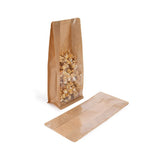 Block Bottom Bags Kraft 127 x76 x305 mm - 100 pieces