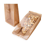 Block Bottom Bags Kraft 127 x76 x305 mm - 100 pieces