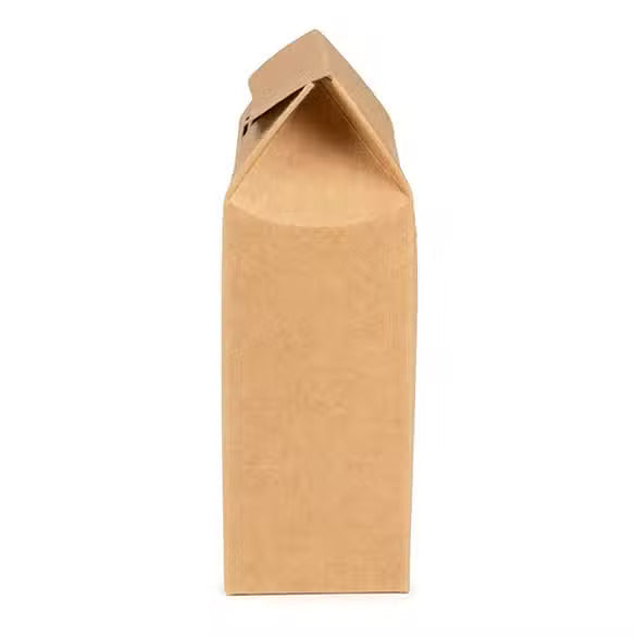 Kraft Gift Boxes with Heart Window 105x44x133 mm - 25 pcs