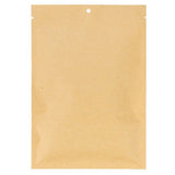 Eco flat kraft Paper Bags with bioplastic inside 85x105mm - 100 pcs