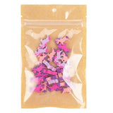 Kraft Barrier Bags with clear front 92 x 127 mm w/Tear Notches - 100 Pieces