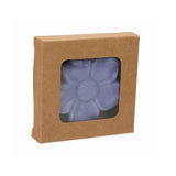 Kraft Gift Boxes with Window 70x14x68mm - 25 pieces