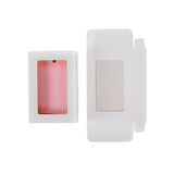 White Gift Boxes Window Box w/ attached window 70x21x103 mm - 25 pieces