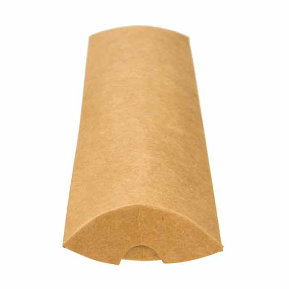 Kraft Paper pillow boxes 51x19x178mm - 25 pcs
