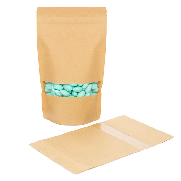 Stand Up Pouches Kraft 170x90x285mm | 340 grams - 100 pieces