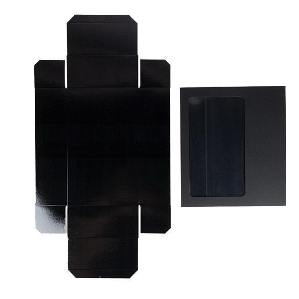 Black Two Piece Paper Boxes 21x12,7x5,7cm - 25 pcs