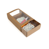 Kraft Two Piece Paper Boxes 21x12,7x5,7cm - 25 pcs
