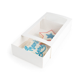 White Two Piece Paper Boxes 21x12,7x5,7cm - 25 pcs