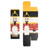 Nutcracker Paper Box with Window 5,7x5,7x20,3cm - 25 pcs