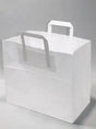 Eco Paper Shopping Bags White 320+170x270mm 