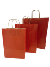 Paper Carry Bags Dk Red 320+120x410mm 
