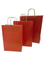 Paper Carry Bags Dk Red 220+100x310mm 