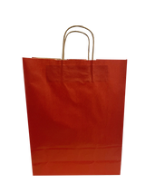 Paper Carry Bags Dk Red 320+120x410mm - 50 pcs