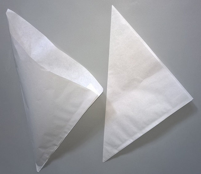 Eco Paper Cone Bags Greaseproof 125 grams 190mm 