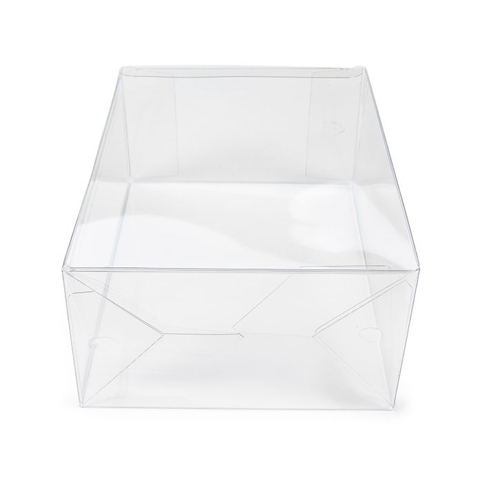 rPET Crystal Clear Pop & Lock Box 137x76 x187 mm - 25 pieces