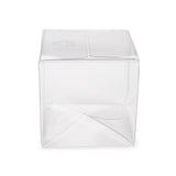 rPET Crystal Clear Pop & Lock Box 51x51x51 mm - 25 pieces