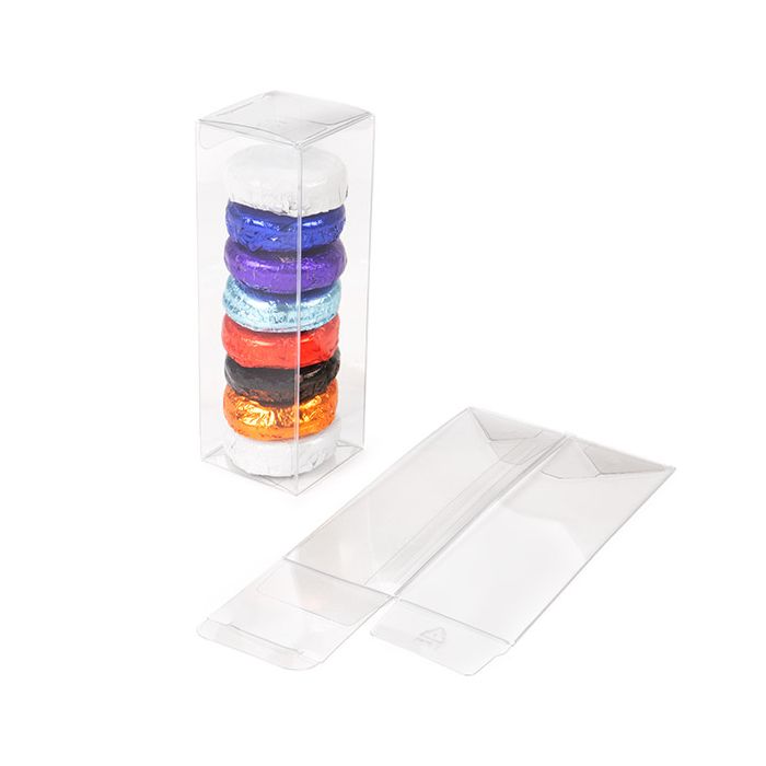 rPET Crystal Clear Pop & Lock Box 51x51x152 mm - 25 pieces