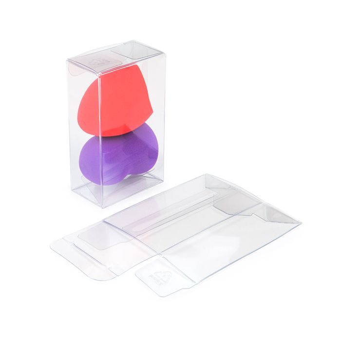 rPET Crystal Clear Pop & Lock Box 54x32x92 mm - 25 pieces