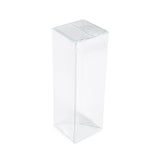 rPET Crystal Clear Pop & Lock Box 41x41x127 mm - 25 pieces