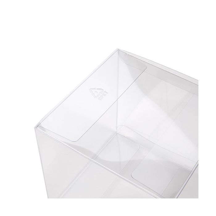 rPET Crystal Clear Box 102 x102 x102 mm - 25 pieces
