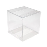 rPET Crystal Clear Box w/ hole 102 x102 x102 mm - 25 pieces