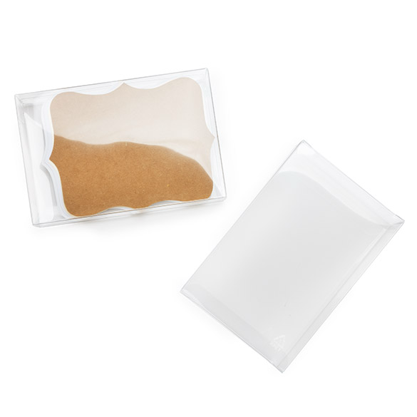 rPET Crystal Clear Box 10,5x2,5x15,6cm - 25 pcs
