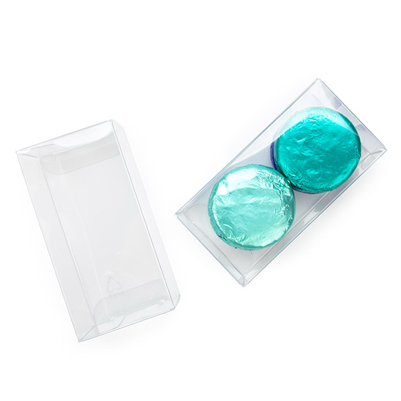 rPET Crystal Clear Box 5,4x3,5x10,8cm - 25 pcs