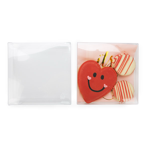 rPET Crystal Clear Box 13x2,5x12,9cm - 25 pcs