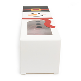 Snowman Paper Box with Window 5,7x5,7x20,3cm - 25 pcs