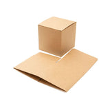Pop & Lock Box Kraft 102x102x102mm - 25 pcs