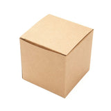 Kraft Pop & Lock Box 75x75x75mm - 25 pcs
