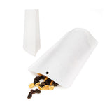 Stand Up Pouch Kraft White Eco-fiendly 130x79x206 mm - 100 pieces