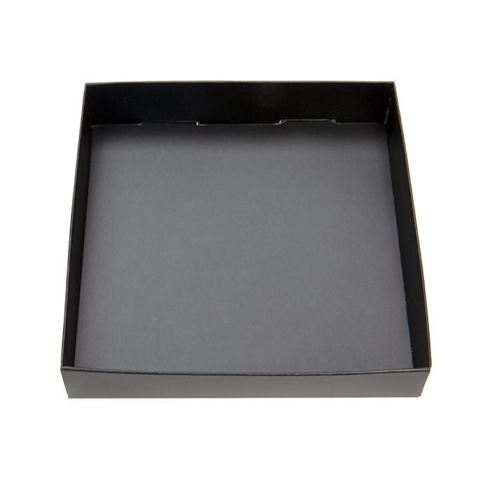 Black Kraft Gift Boxes Bottom 130x25x133mm -25 pieces