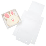 White Kraft Gift Boxes Bottom 10.5x2.5x10.8cm - 25 pcs