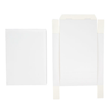 Kraft Gift Boxes White 137x25x191mm -25 pieces