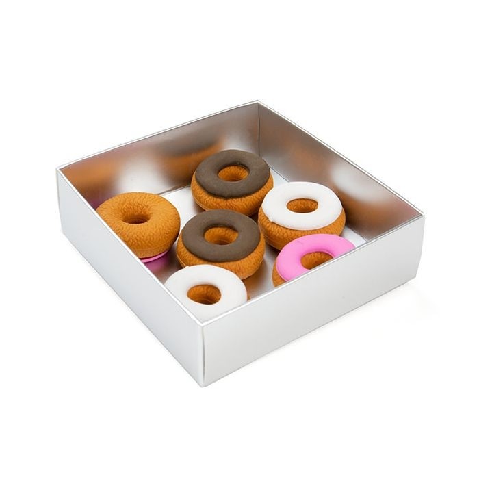 Silver Kraft Gift Boxes Bottom 79x25x83mm -25 pieces