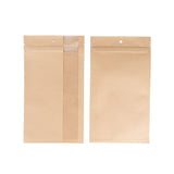 Grip Seal Bags Kraft With Vertical Window 127 x208 mm 