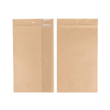 Grip Seal Bags Kraft With Vertical Window 178 x305 mm 