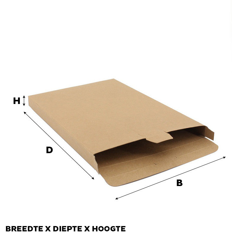 Shipping boxes 160x250x29mm Brown 